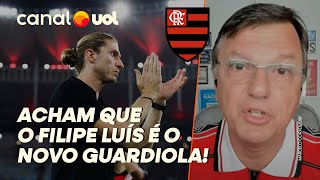 MAURO CEZAR FILIPE LUÍS AINDA É UM TIRO NO ESCURO COMO TÉCNICO ACHAM QUE VAI SER O GUARDIOLA [upl. by Nonnahc]