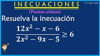 INECUACIONES RACIONALES Ejercicio 06 [upl. by Ahsito]