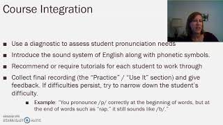 Independent Pronunciation Practice with quotAmerican English Soundsquot AZCALL 2020 [upl. by Dearr894]