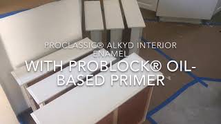 ProClassic® Alkyd Interior Enamel With ProBlock® OilBased Primer [upl. by Cummins]