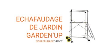 Echafaudage de jardin pour tailler vos haies [upl. by Ycnaf]