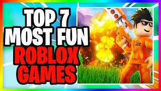 Top 7 Most Fun Roblox Games To GRIND IN [upl. by Vescuso398]