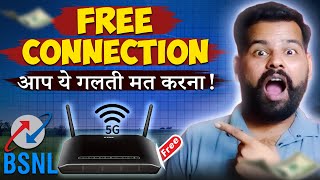 BSNL Free Broadband Connection Online Registration in 2024  BSNL Free Wifi amp Fiber Setup At Home [upl. by Va251]