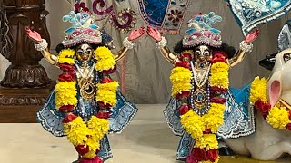 🌼SRINGAR ARTI DARSHAN SRI SRI KṚṢṆA BALARAMA TEMPLE 🔶ISKCON ThiruppalaiMadurai ▶️08112024◀️ [upl. by Nomrej257]