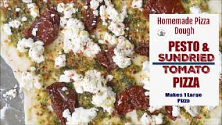 Homemade Pesto Pizza with Sundried Tomato and Goat Cheese EP 38 [upl. by Ainar617]