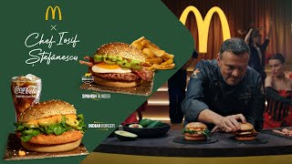 McDonald’s x Chef Iosif Ștefănescu Premium Burgers [upl. by Arrekahs]