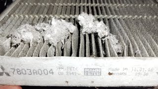 2016 Mitsubishi Outlander cabin air filter change [upl. by Wehner]