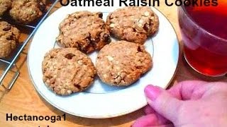 OATMEAL RAISIN COOKIES RECIPE minimalist baking one bowl 2 ww points Video 1241 [upl. by Wenn]