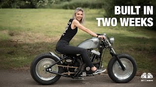 Mint Customs Sportster Bobber Build  Custom Series by Tomboy A Bit [upl. by Ahsaten]