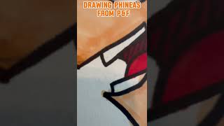 Drawing Phineas from PampF art drawing fypシ゚viral [upl. by Flanders612]