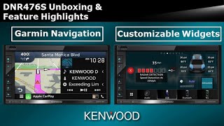 KENWOOD DNR476S Unboxing amp Feature Highlights  Garmin Exclusives 3 Camera Overview amp MORE [upl. by Ztnarf]