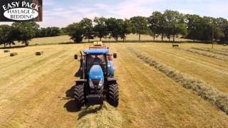 Easy Pack Haylage 2015  New Holland John Deere Caterpillar [upl. by Gnilrits]