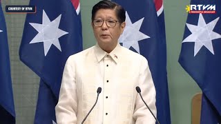 Philippine President Marcos addresses Australian Parliament [upl. by Hancock]