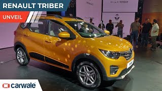 Renault Triber Explained In 2 Minutes  CarWale [upl. by Atinuahs]