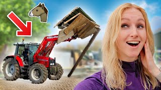 De PAARDENSTAL wordt helemaal GESLOOPT 😱❌ Vlog [upl. by Gilmer]