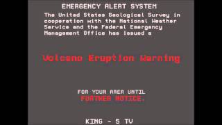 MOCK EAS Volcano Eruption Warning [upl. by Alethea]