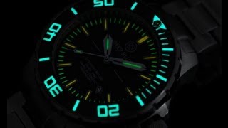 Deep Blue Recon T100 Watch Tritium Explosion [upl. by Philoo]