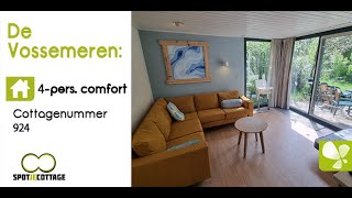 Center Parcs De Vossemeren  Spot Je Cottage  Cottage 924  Vernieuwde 4 persoons comfort [upl. by Yesak730]