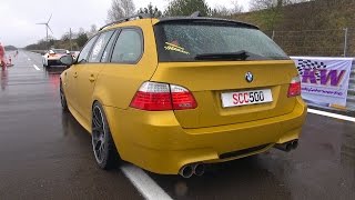 BMW M5 V10 E61 Touring w KKS Race Exhaust [upl. by Catarina]