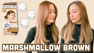 Liese Creamy Bubble Color  Marshmallow Brown  DIY hair color [upl. by Saibot]