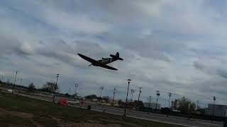 Flite Test Spitfire Maiden Flight [upl. by Nuahsyt]