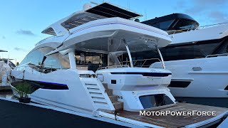 Largest Galeon 800 Fly 2023 Yacht Walkaround Tour [upl. by Nagam115]