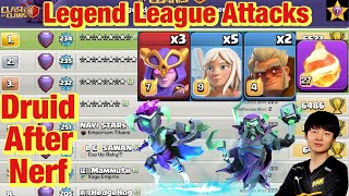 Legend League Attacks October Season Day5 FIREBALL SUPER WITCH [upl. by Aihtnamas452]