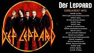 The Best Songs Of Def Leppard  Def Leppard Greatest Hits Full Album [upl. by Nnylak]