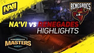 ХАЙЛАЙТЫ NAVI vs Renegades » Dreamhack Masters Malmö 2017 [upl. by Tonya626]