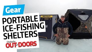 Choosing a portable icefishing shelter — what styles best for you [upl. by Camilo290]