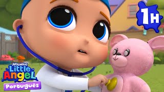 O Doutor Sabe o Que Faz 👨‍⚕️👩‍⚕️  Little Angel  Moonbug Kids  Músicas Infantis em Português [upl. by Lomaj]