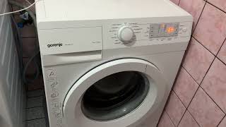 Gorenje SensoCare WA744L  Final Spin 1400rpm At 011 On Display [upl. by Jit636]