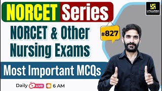 MSN PEDIA PHARMA  NORCET Series 827  All Nursing Exams Special Class By Raju Sir [upl. by Fortunna]