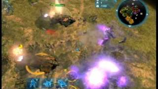 Halo Wars Gameplay  Xbox Live 2v2 Multiplayer [upl. by Adnik]