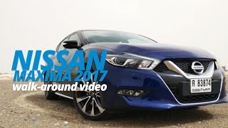 2017 Nissan Maxima Video Walk Around  YallaMotorcom [upl. by Ayyn]