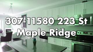 1 Bedroom Condo  307 11580 223 St Maple Ridge [upl. by Caz]