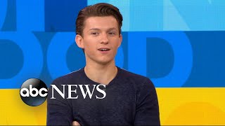 🍔🍟 Tom Holland Has Strong Opinions on quotAmericanquot Food [upl. by Gifford]