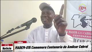 MADEMG15 Comemora o Centenario Amilcar Cabral Sob Lema PA MADEMG15 CABRAL KA MURRI [upl. by Rosabella798]