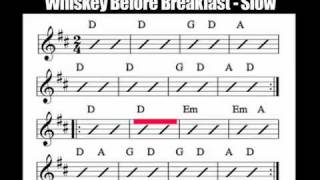 Whiskey Before Breakfast Slow Practice [upl. by Sirhc393]