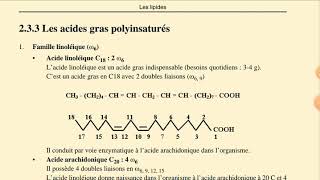 Cours des lipides biochimie structurale الدارجة partie 3 [upl. by Rehpitsirhc315]