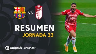 Resumen de FC Barcelona vs Granada CF 12 [upl. by Lasky903]