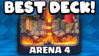 Best Arena 4 Deck in Clash Royale [upl. by Knoll]