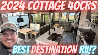 Best Rear Living Destination RV 2024 Cottage 40CRS by Cedar Creek [upl. by Llehsar]