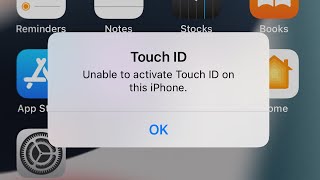 How to fix Unable to activate touch id on this iphone [upl. by Alyl]