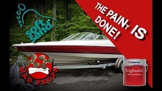 How to Paint Your Boat with Interlux Brightside Part 2  Applying Nonskid and Top Coat [upl. by Arella242]