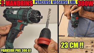 PARKSIDE perceuse visseuse filaire 300w LIDL Corded Power Drill Netzschrauber [upl. by Rimaa]