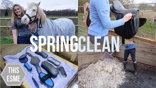 SPRING CLEAN  Tackroom Grooming Brushes and more  This Esme [upl. by Haidebej]