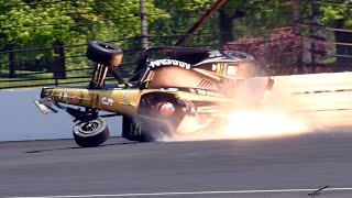 2019 James Hinchcliffe flip  Indianapolis [upl. by Akinohs]