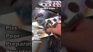 paint defect removal the creative way airbrush custompaint spraypaint fairground reactor [upl. by Bennion793]