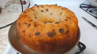 Como Hacer Bizcocho De Guineos con pasas  How to Make Banana cake with Raisin [upl. by Arayt]